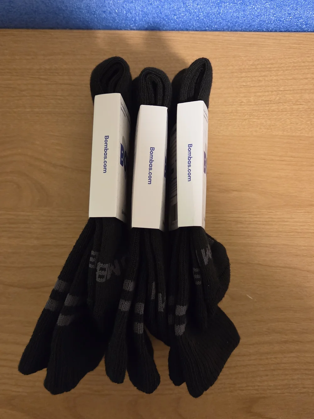 Bombas Black Crew Socks - Medium (3 Pack)-unisex